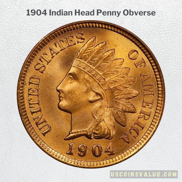 1904 Indian Head Penny Obverse