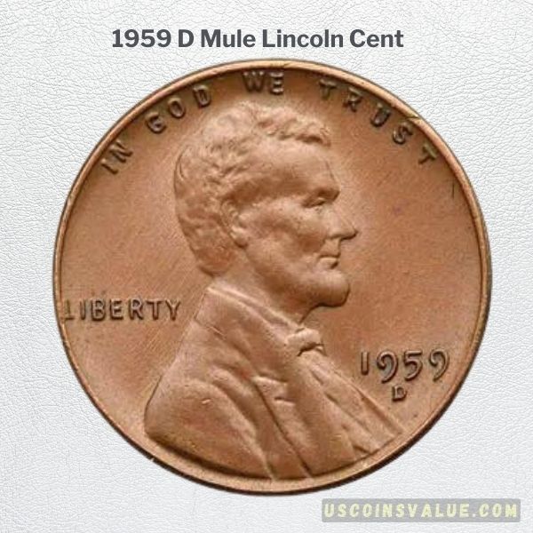 1959-D Mule Lincoln Cent