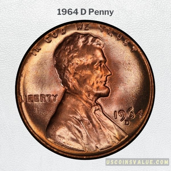 1964 D Penny