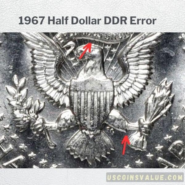 1967 Half Dollar DDR Error