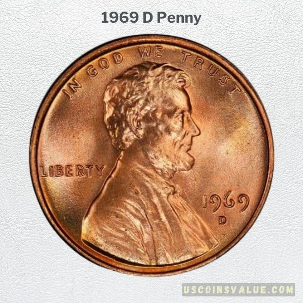 1969 D Penny