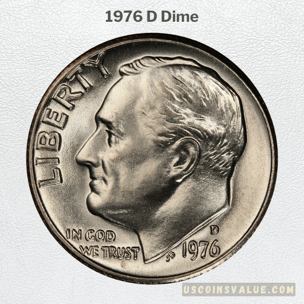 1976 D Dime