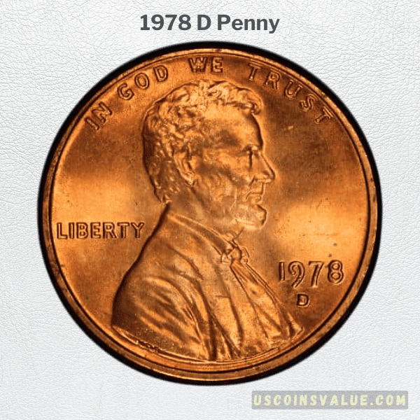 1978 D Penny