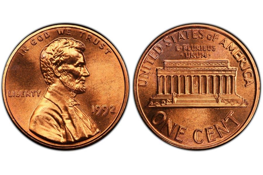 1992 penny