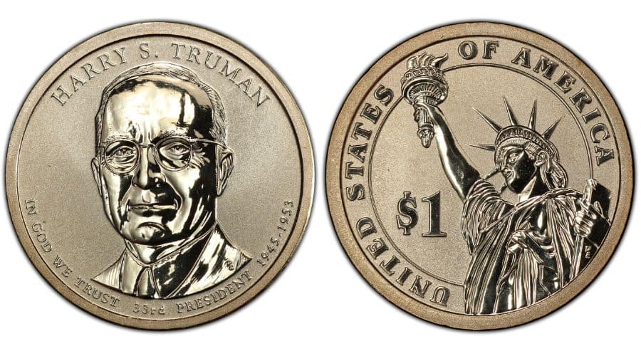 2015 P $1 Harry S. Truman (Reverse Proof)