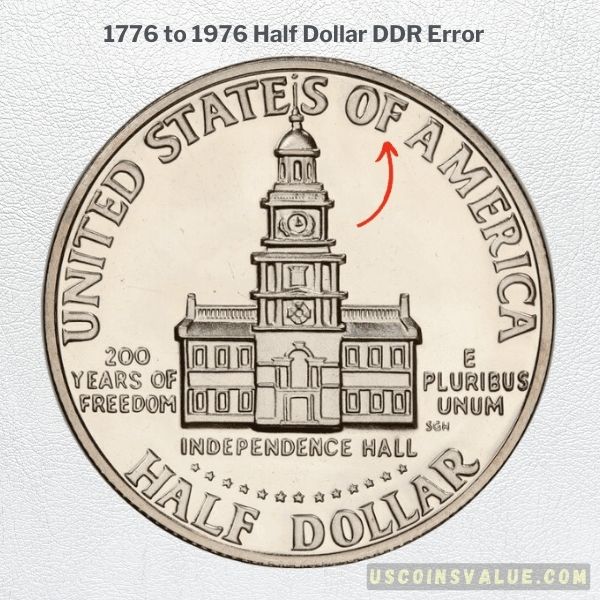 1776 to 1976 Half Dollar DDR Error