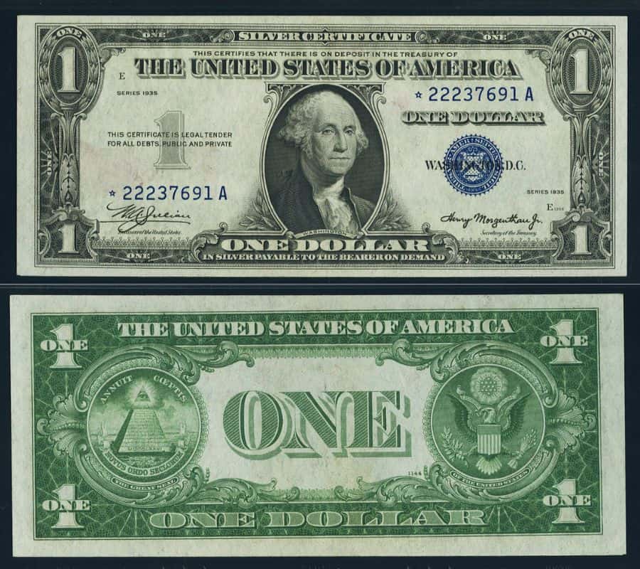 1935 $1 Mule Note