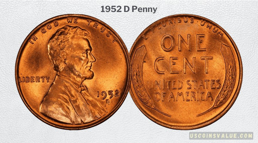 1952 D Penny