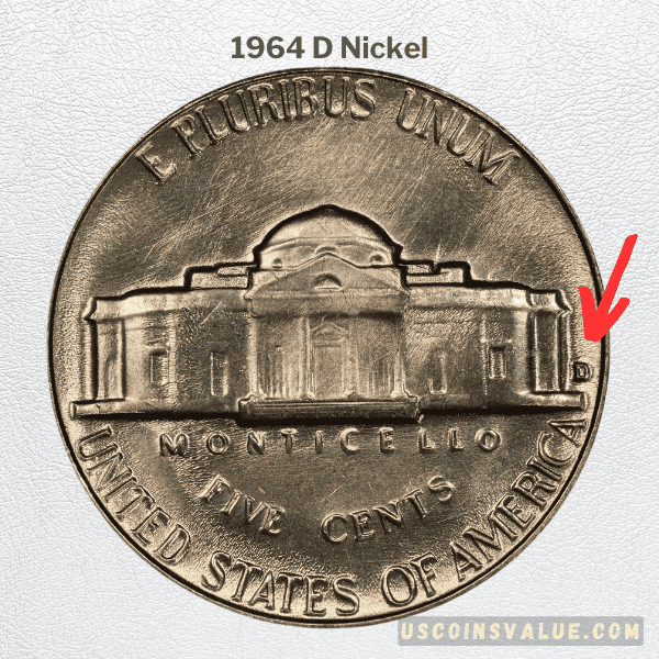 1964 D Nickel