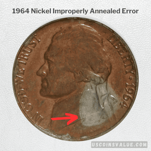 1964 Nickel Improperly Annealed Error