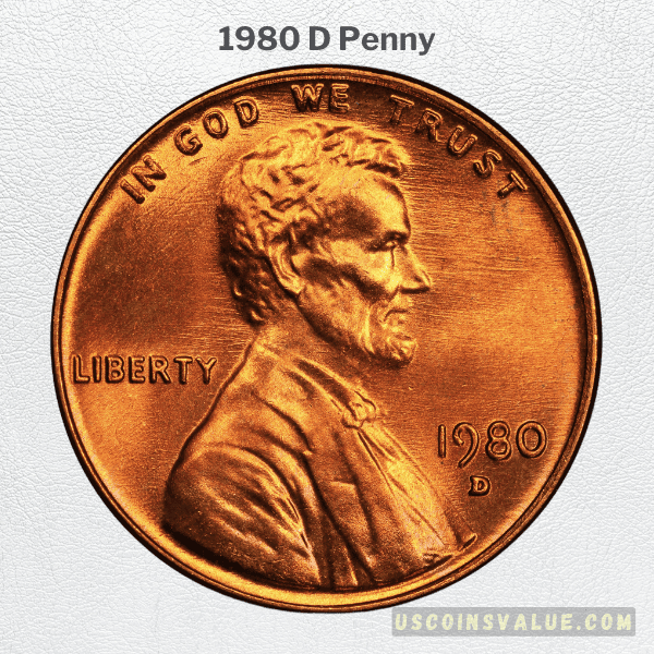 1980 D Penny