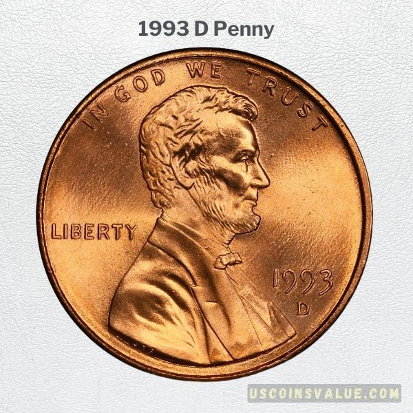 1993 D Penny