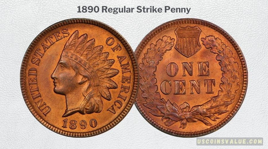 1890 Regular Strike Penny