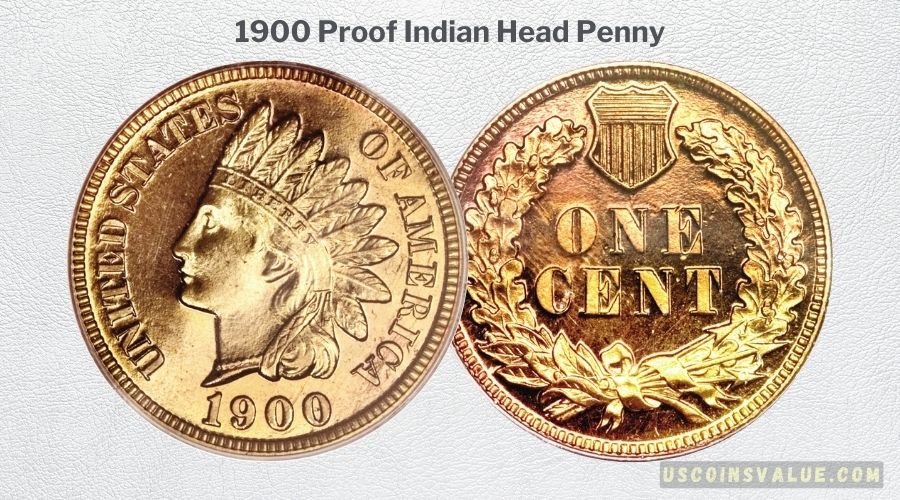 1900 Proof Indian Head Penny
