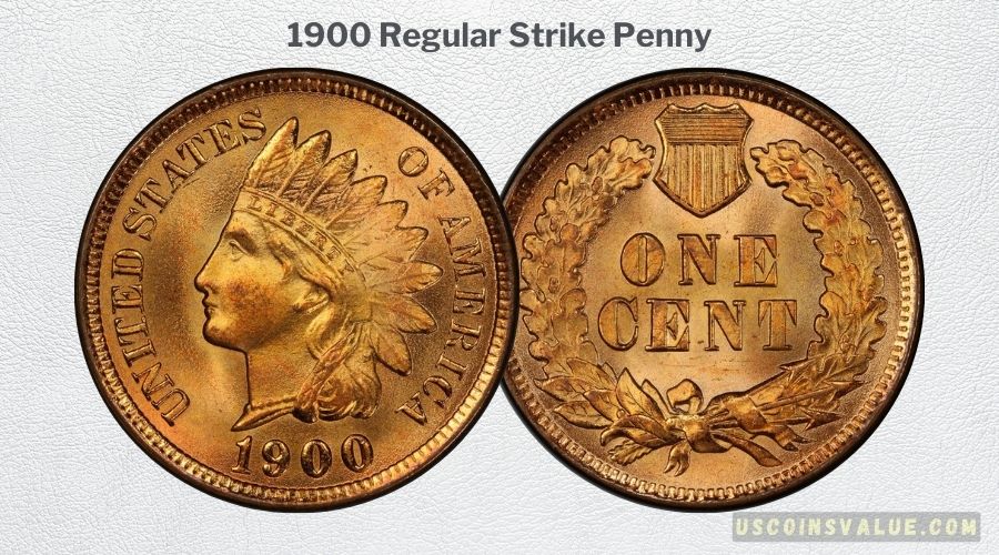 1900 Regular Strike Penny