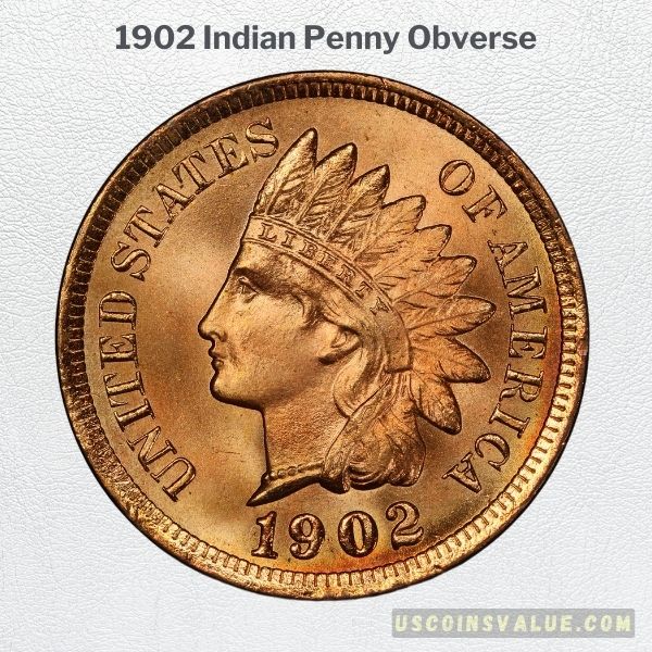 1902 Indian Penny Obverse