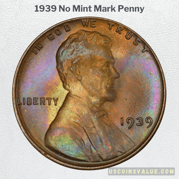 1939 No Mint Mark Penny