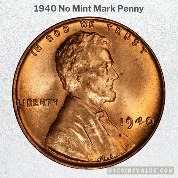 1940 No Mint Mark Penny