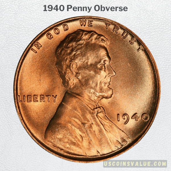 1940 Penny Obverse