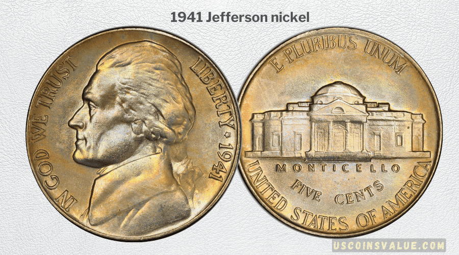 1941 Jefferson nickel