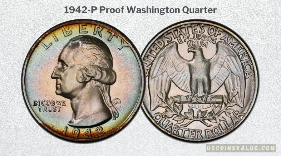 1942-P Proof Washington Quarter