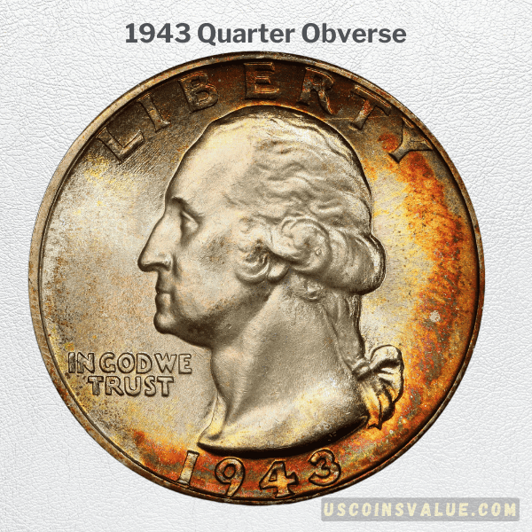 1943 Quarter Obverse