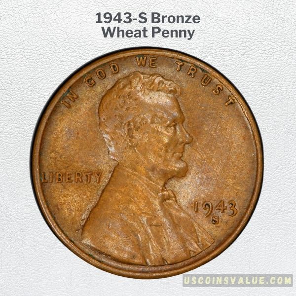 1943-S Bronze Wheat Penny