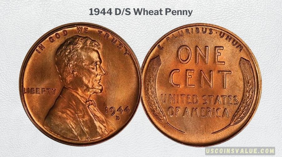 1944 DS Wheat Penny