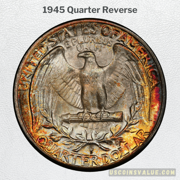 1945 Quarter Reverse