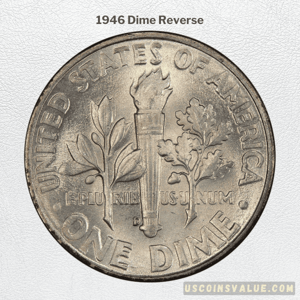 1946 Dime Reverse