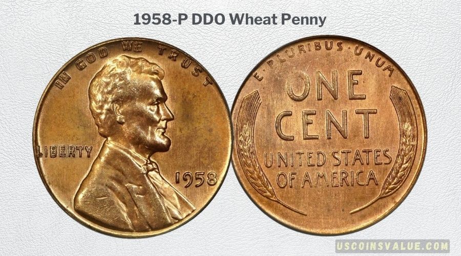 1958-P DDO Wheat Penny