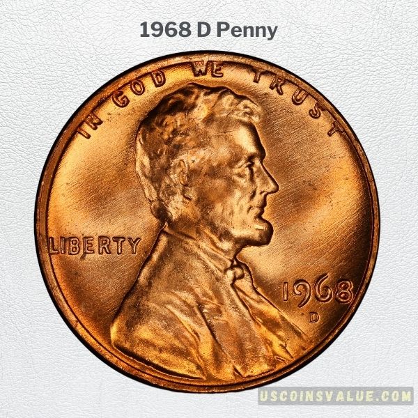 1968 D Penny