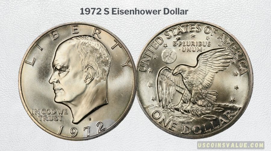1972 S Eisenhower Dollar