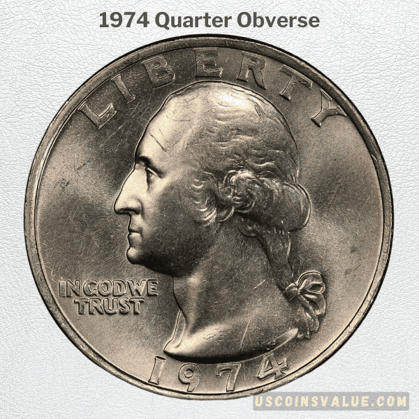1974 Quarter Obverse
