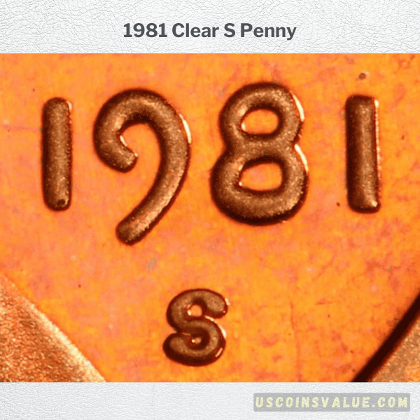 1981 Clear S Penny