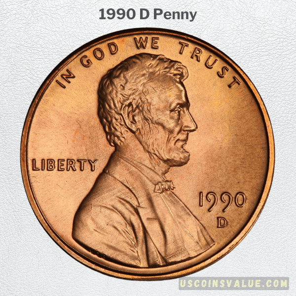 1990 D Penny