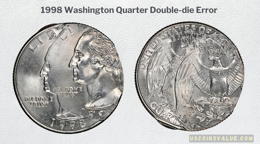 1998 Washington Quarter Double-die Error