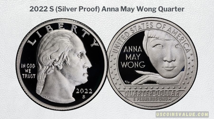 2022 S (Silver Proof) Anna May Wong Quarter