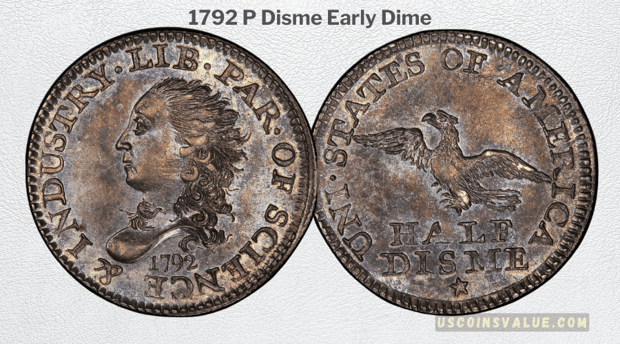 1792 P Disme Early Dime