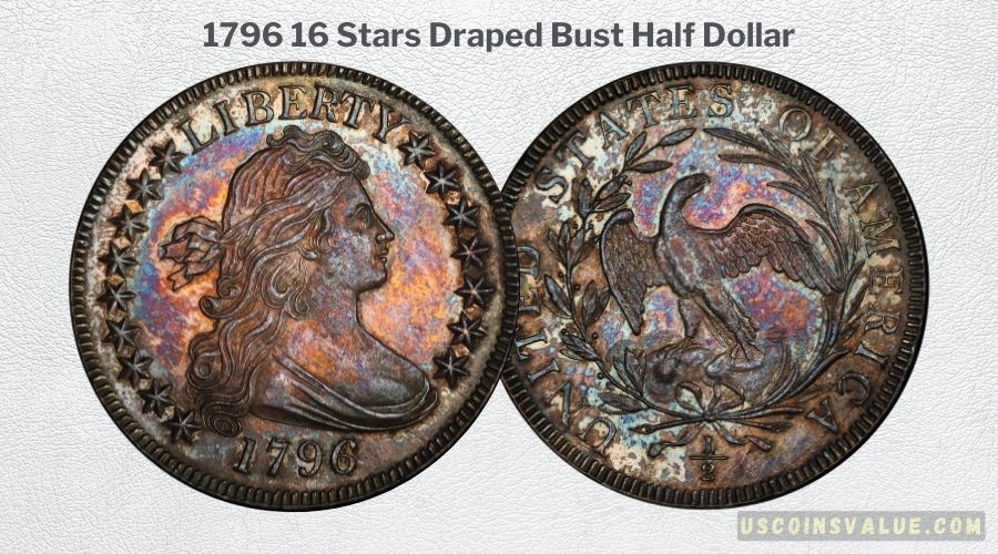 1796 16 Stars Draped Bust Half Dollar