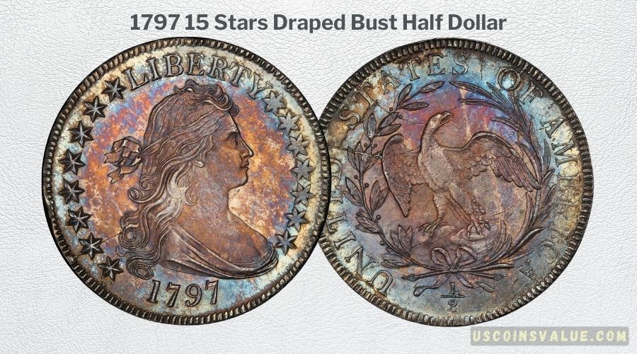1797 15 Stars Draped Bust Half Dollar