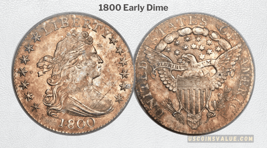 1800 Early Dime
