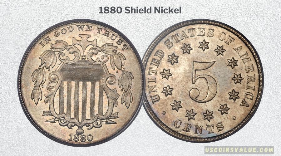 1880 Shield Nickel