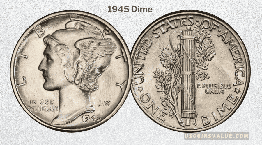 1945 Dime 