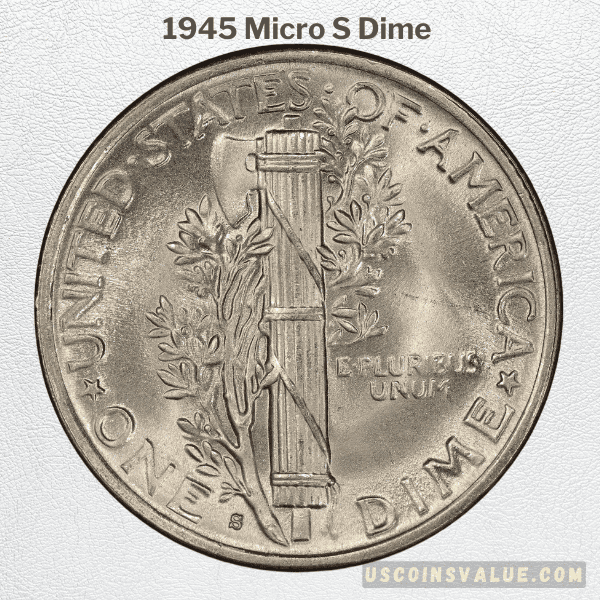 1945 Micro S Dime 