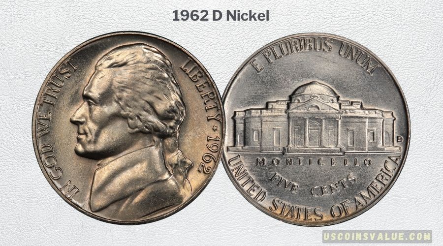 1962 D Nickel