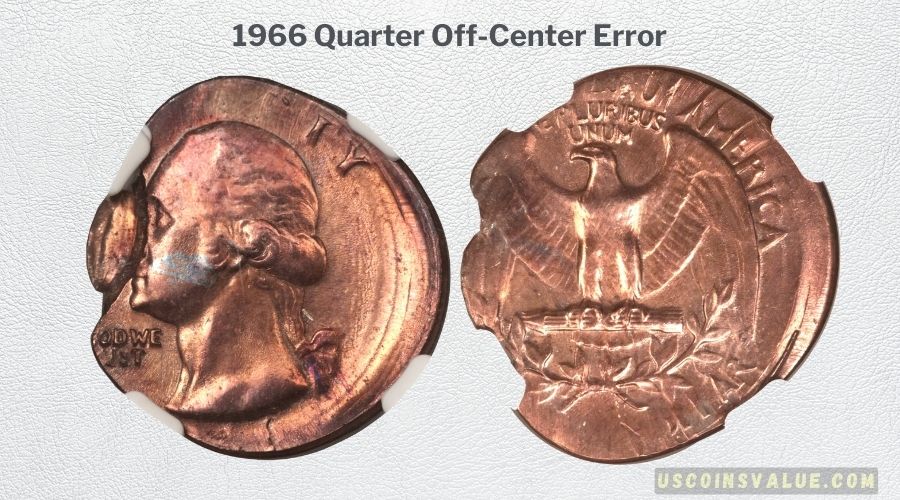 1966 Quarter Off-Center Error