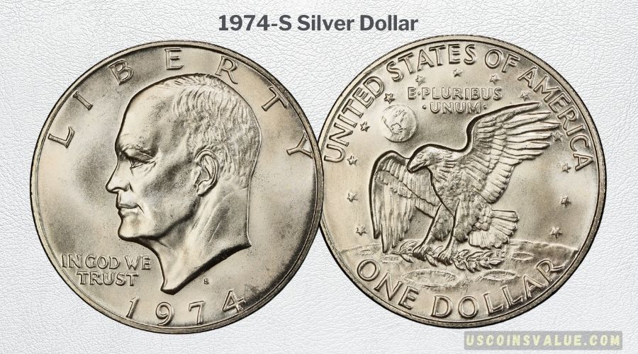 1974-S Silver Dollar