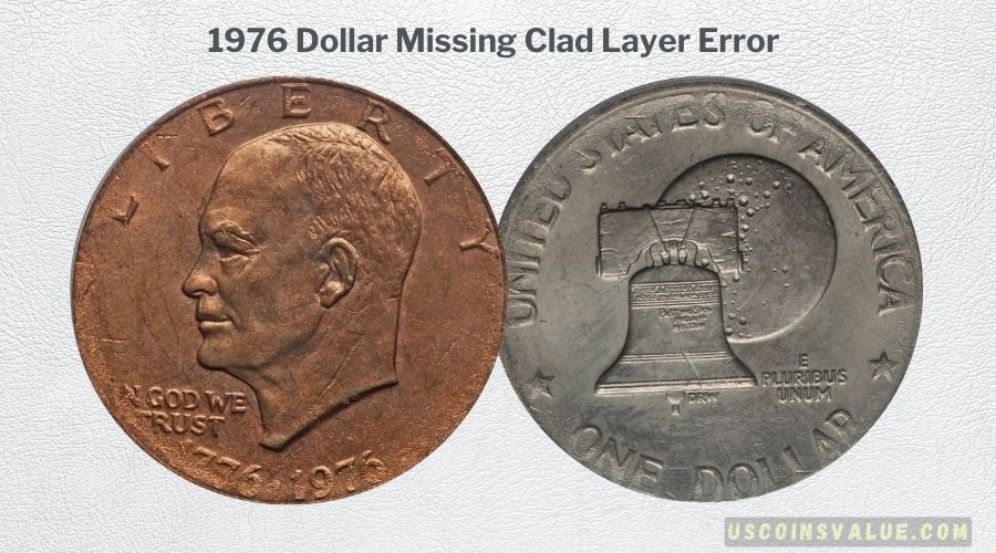 1976 Dollar Missing Clad Layer Error