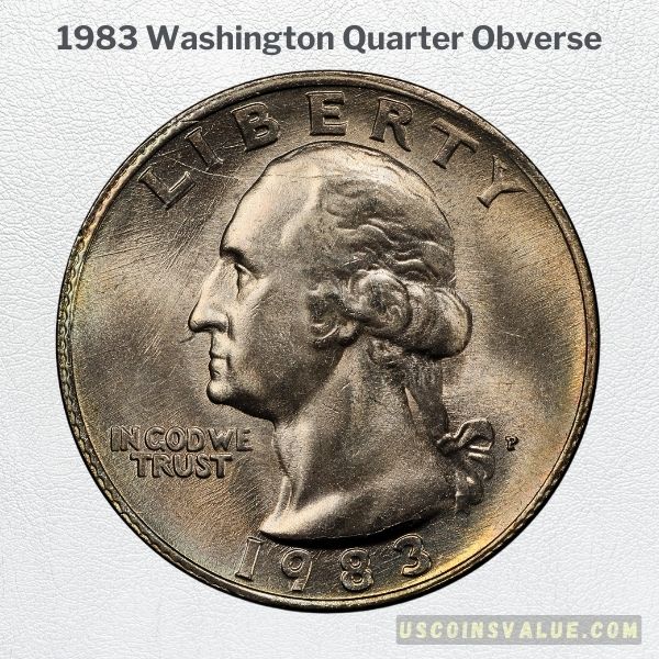 1983 Washington Quarter Obverse